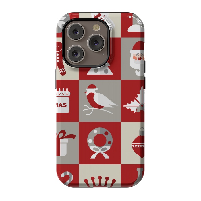 iPhone 14 Pro StrongFit Christmas Design Icons by ArtsCase