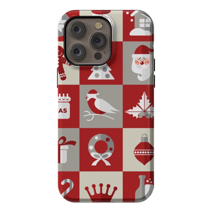 iPhone 14 Pro max StrongFit Christmas Design Icons by ArtsCase