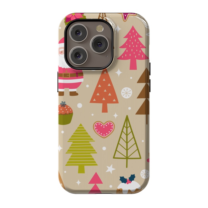 iPhone 14 Pro StrongFit Cute Santa Claus by ArtsCase