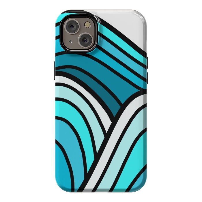 iPhone 14 Plus StrongFit 3 waves of the ocean by Steve Wade (Swade)