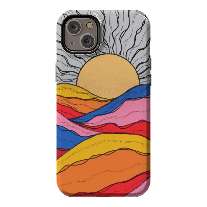iPhone 14 Plus StrongFit Rainbow sea ocean by Steve Wade (Swade)