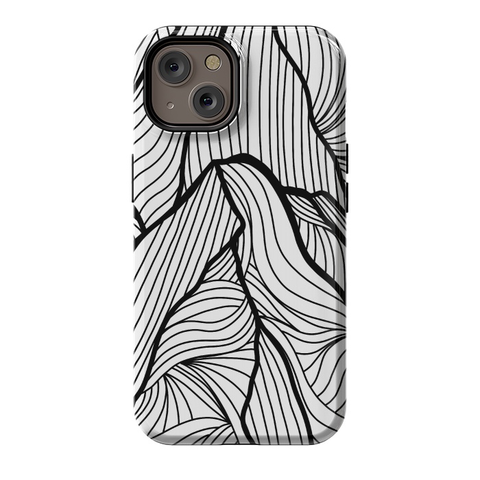 iPhone 14 StrongFit Mountains of lines by Steve Wade (Swade)