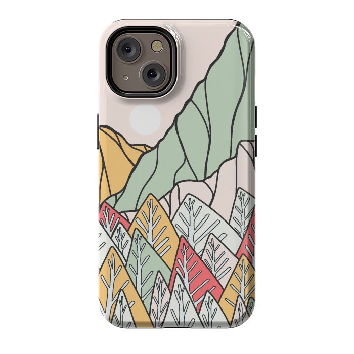 iPhone 14 StrongFit Autumnal forest mountains by Steve Wade (Swade)