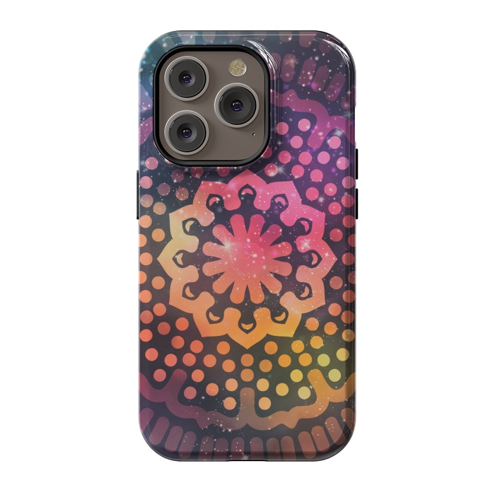 iPhone 14 Pro StrongFit Mandala Abstract Graphic Design VIII by ArtsCase