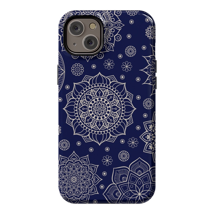 iPhone 14 Plus StrongFit Mandala Pattern with Vintage Decorative Elements by ArtsCase