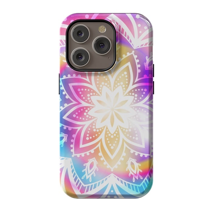 iPhone 14 Pro StrongFit Mandala with Hippie Style by ArtsCase