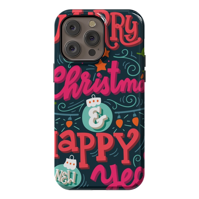 iPhone 14 Pro max StrongFit Merry Christmas and Happy New Year 1 by ArtsCase