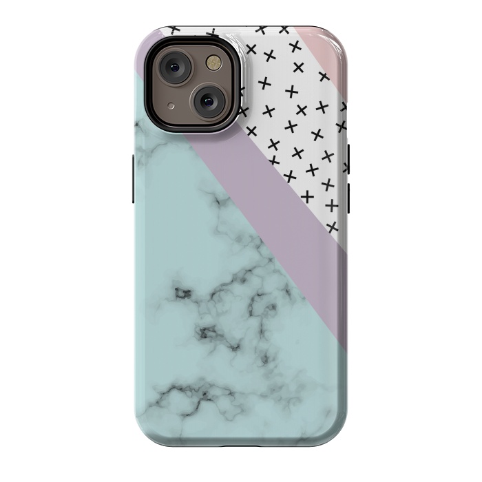iPhone 14 StrongFit Minimum Creative Marble by ArtsCase