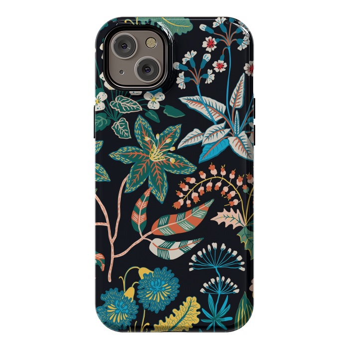 iPhone 14 Plus StrongFit Randomly Scattered Botanical Motifs by ArtsCase
