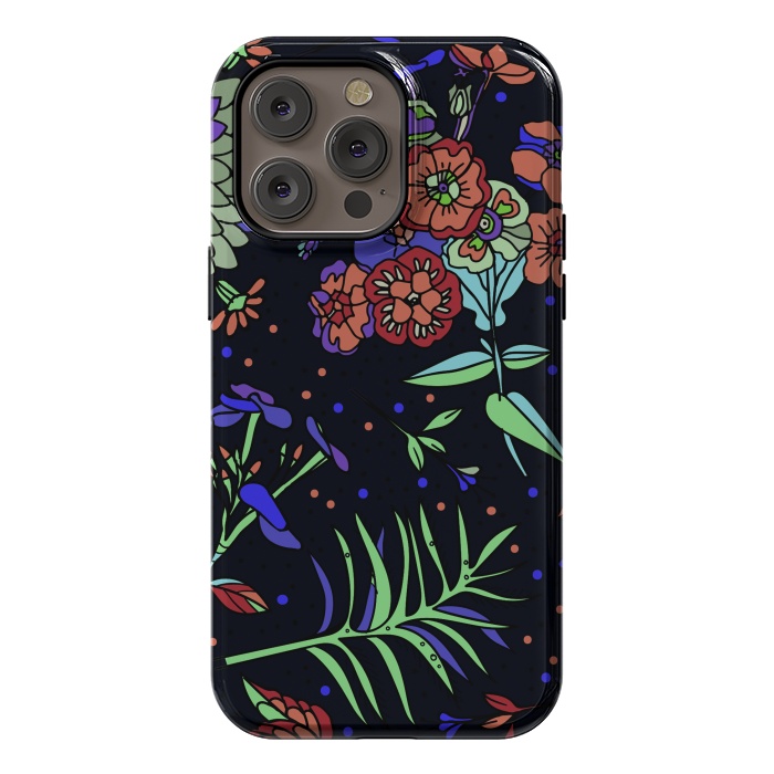 iPhone 14 Pro max StrongFit Seamless Floral Pattern 333 by ArtsCase