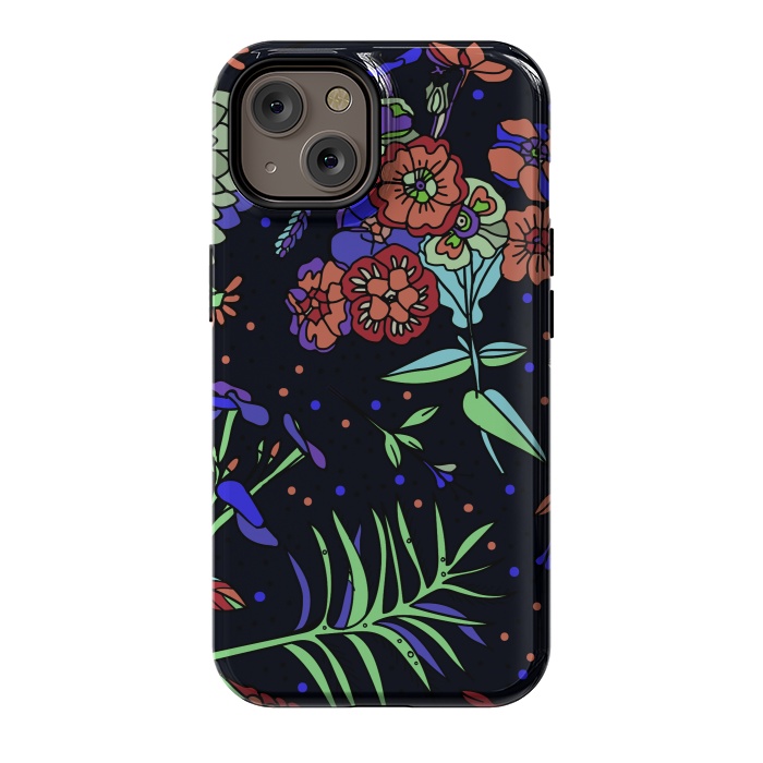 iPhone 14 StrongFit Seamless Floral Pattern 333 by ArtsCase