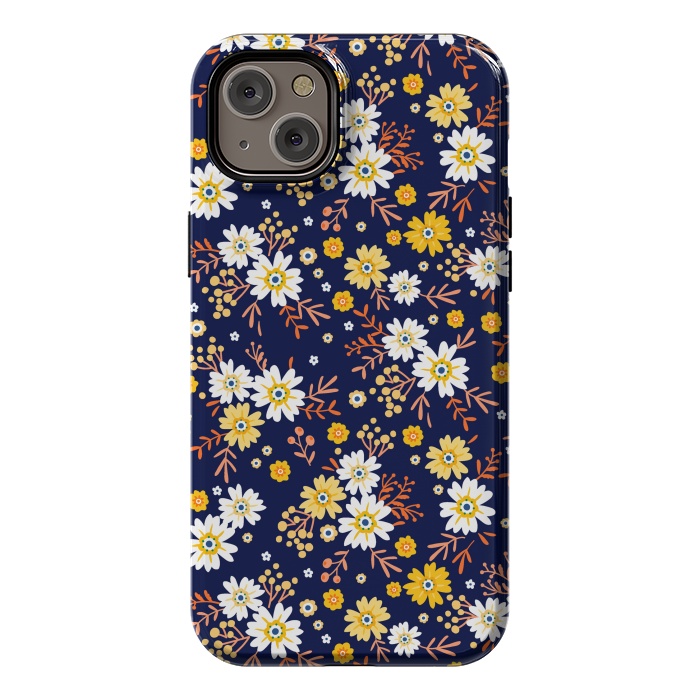 iPhone 14 Plus StrongFit Small Multicoloured Flowers by ArtsCase
