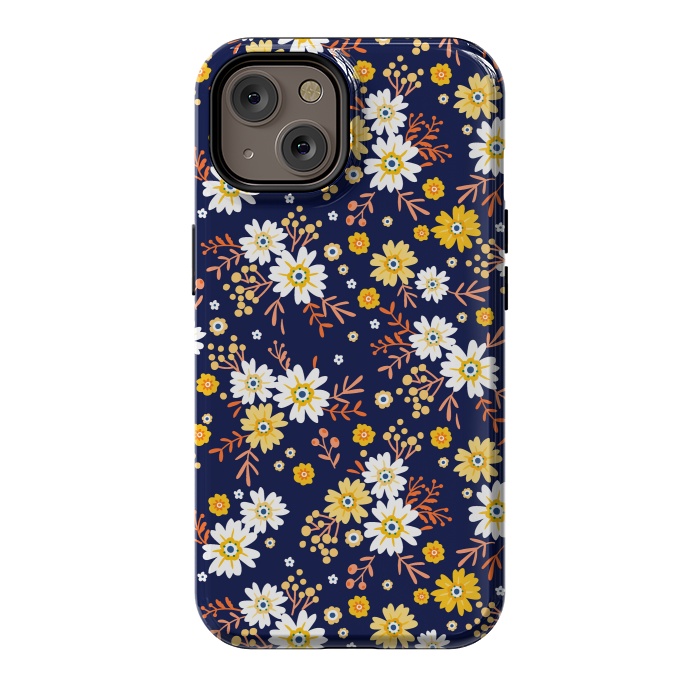 iPhone 14 StrongFit Small Multicoloured Flowers by ArtsCase