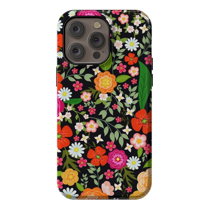 iPhone 14 Pro max StrongFit Summer Meadow Seamless Pattern by ArtsCase