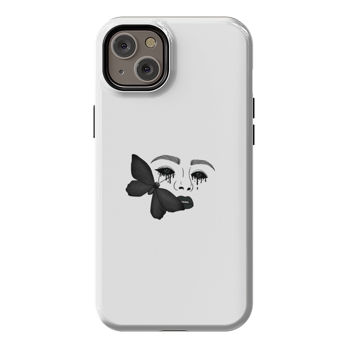 iPhone 14 Plus StrongFit Black tears by Jms
