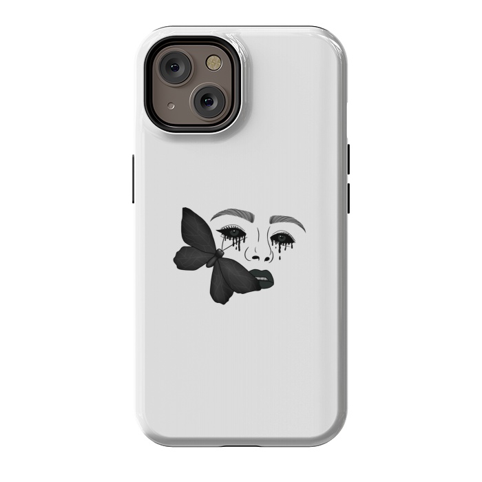 iPhone 14 StrongFit Black tears by Jms