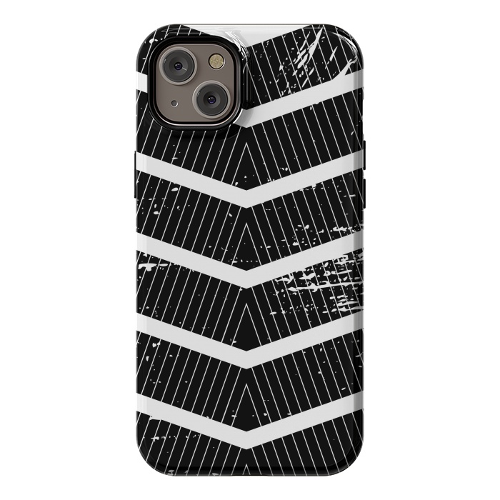 iPhone 14 Plus StrongFit Chevron Stripes by TMSarts