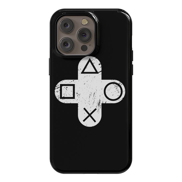 iPhone 14 Pro max StrongFit Playstation Button by TMSarts