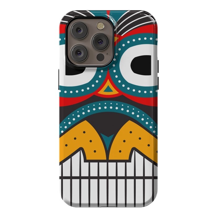 iPhone 14 Pro max StrongFit Tikki Totem by TMSarts