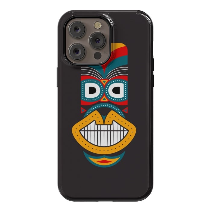 iPhone 14 Pro max StrongFit Colorful Tikki by TMSarts
