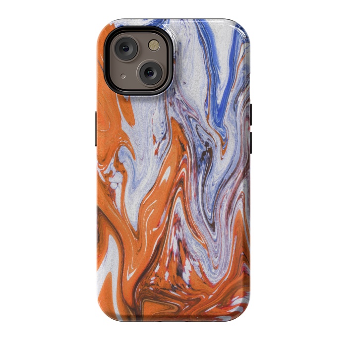 iPhone 14 StrongFit Abstract Marble-III by Creativeaxle