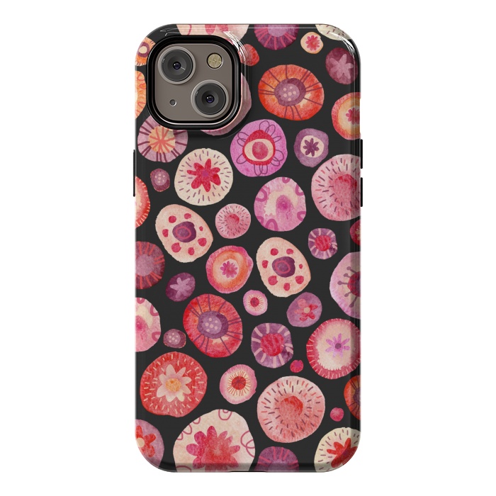 iPhone 14 Plus StrongFit All the Flowers Dark by Nic Squirrell