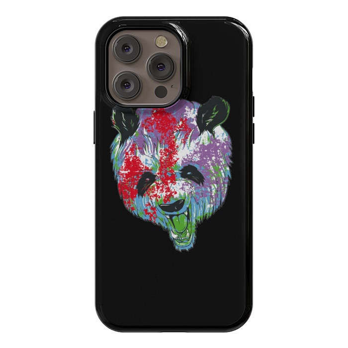 iPhone 14 Pro max StrongFit Angry Panda  by Winston