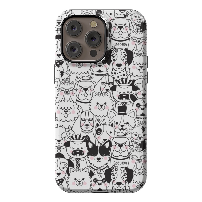 iPhone 14 Pro max StrongFit Puppy Party by Noonday Design