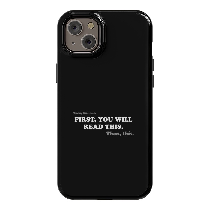 iPhone 14 Plus StrongFit Don't Read - Funny Book Lover by Vó Maria
