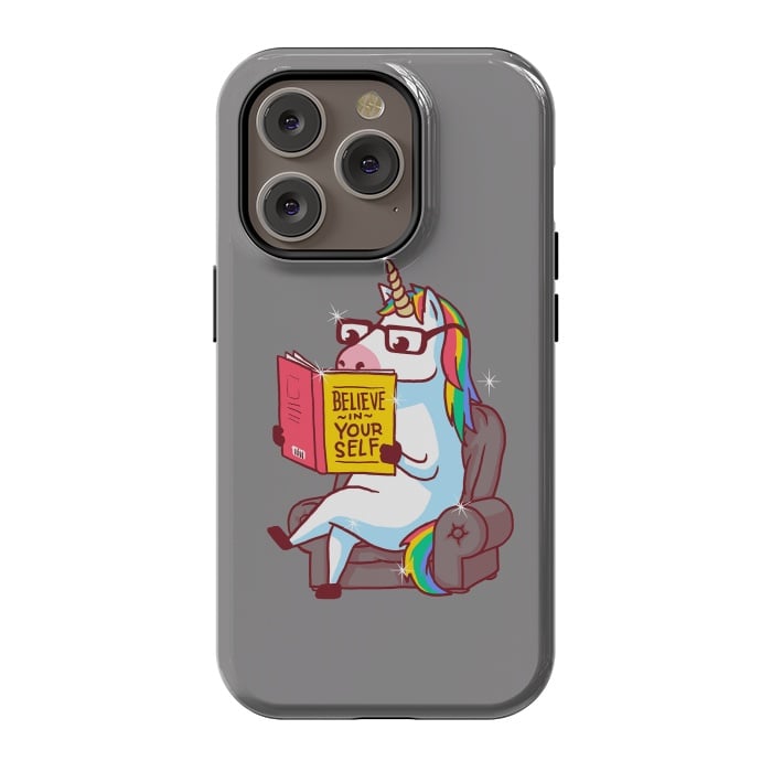 iPhone 14 Pro StrongFit Unicorn Believe Yourself Self Affirmation Book by Vó Maria