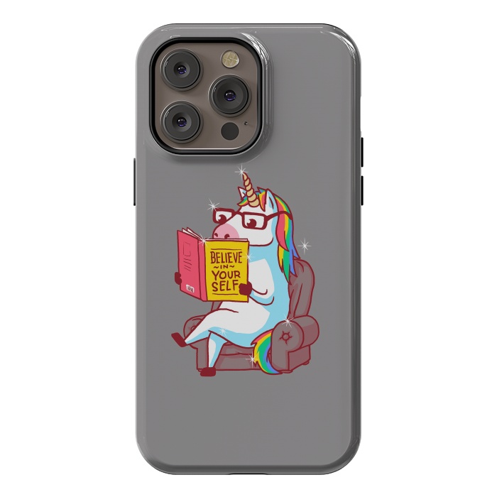 iPhone 14 Pro max StrongFit Unicorn Believe Yourself Self Affirmation Book by Vó Maria