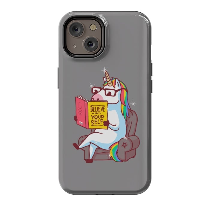 iPhone 14 StrongFit Unicorn Believe Yourself Self Affirmation Book by Vó Maria
