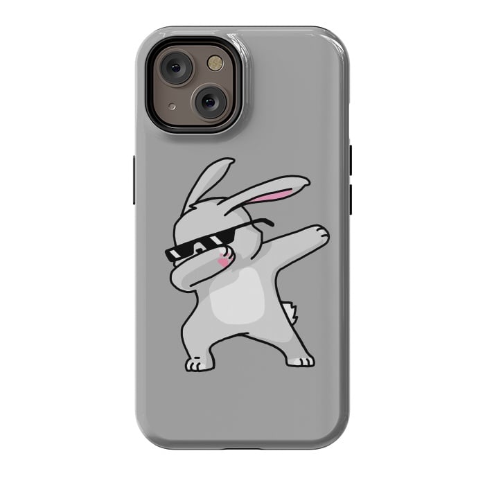 iPhone 14 StrongFit Dabbing Easter Bunny by Vó Maria