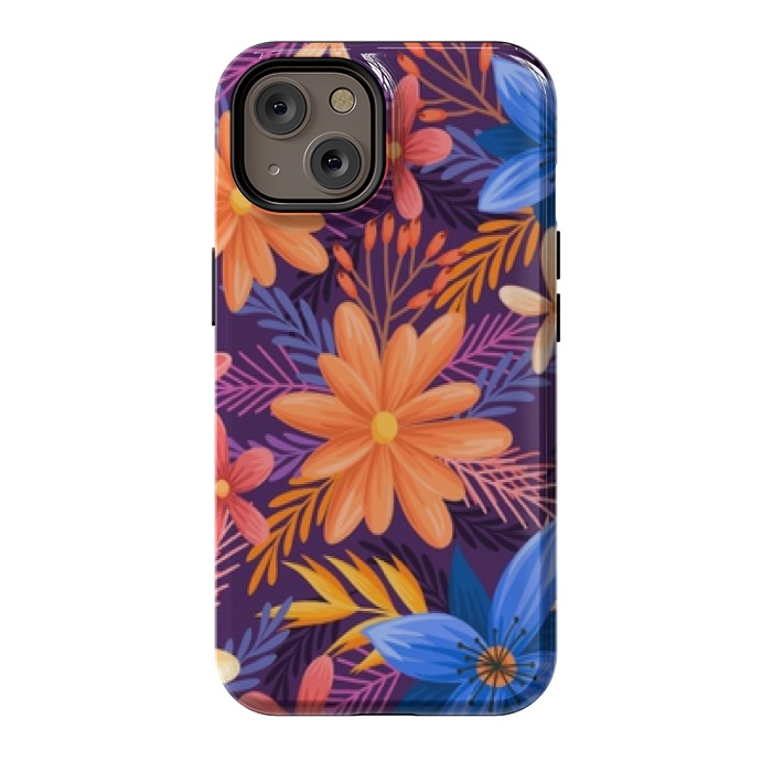 iPhone 14 StrongFit beautiful tropical pattern by MALLIKA