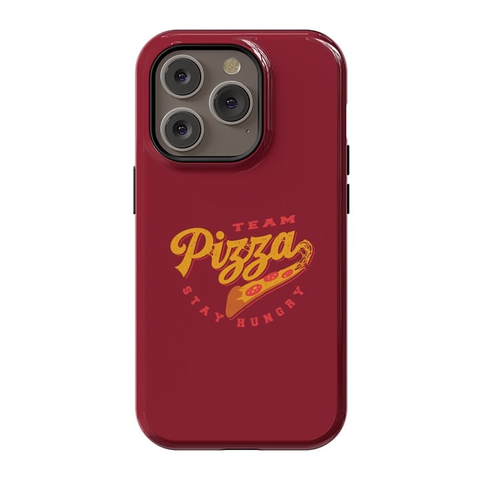 iPhone 14 Pro StrongFit Team Pizza Stay Hungry by Vó Maria