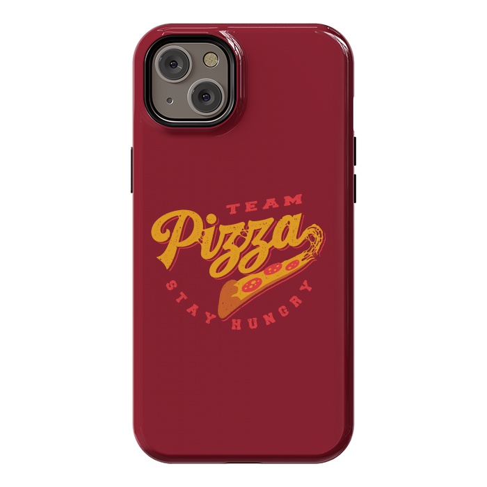 iPhone 14 Plus StrongFit Team Pizza Stay Hungry by Vó Maria