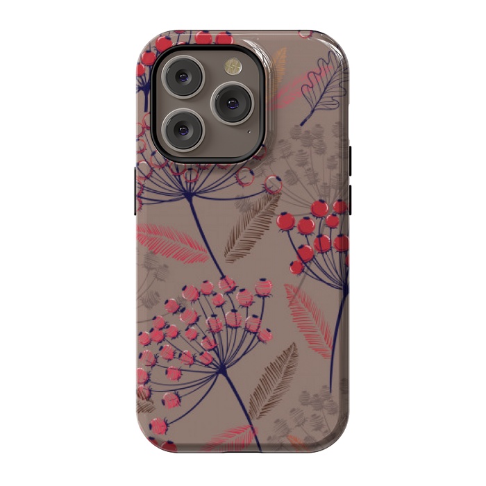 iPhone 14 Pro StrongFit cute cherry pattern  by MALLIKA