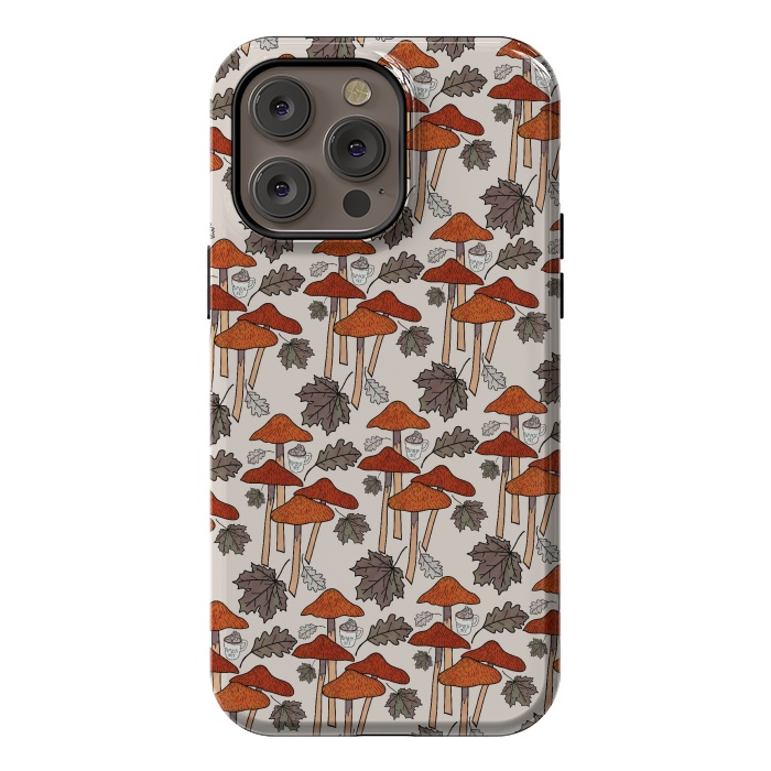 iPhone 14 Pro max StrongFit Autumn Mushrooms  by Steve Wade (Swade)