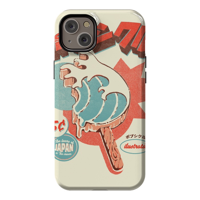 iPhone 14 Plus StrongFit Great Wave Ice Pop by Ilustrata