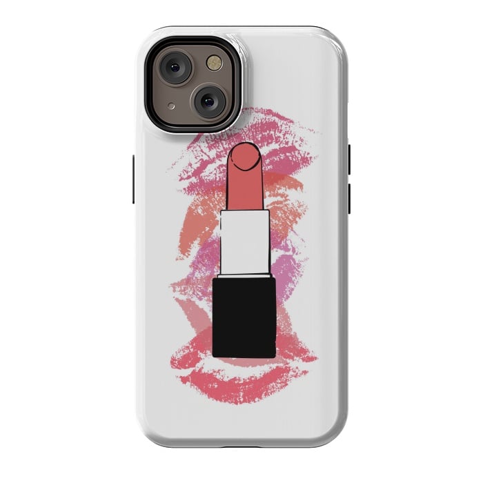iPhone 14 StrongFit Lipstick Kisses by Martina