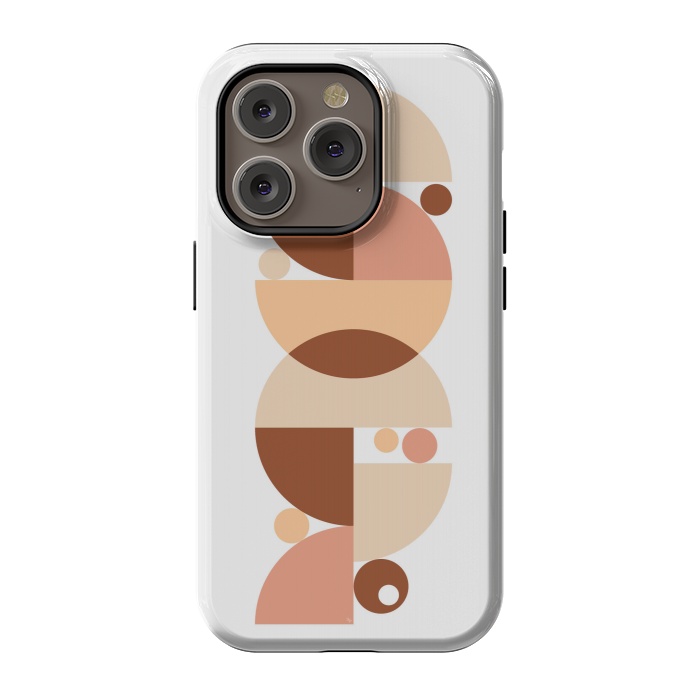 iPhone 14 Pro StrongFit Retro graphic Terracota by Martina