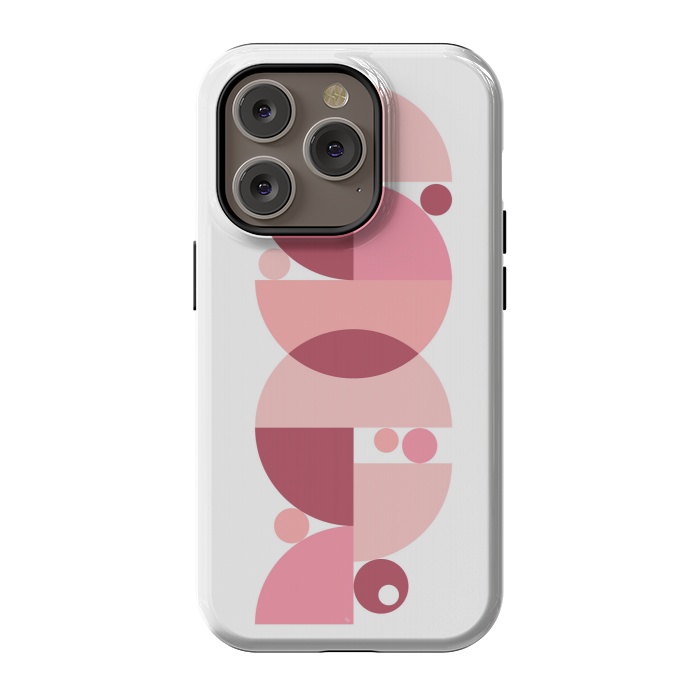 iPhone 14 Pro StrongFit Retro graphic Pink by Martina