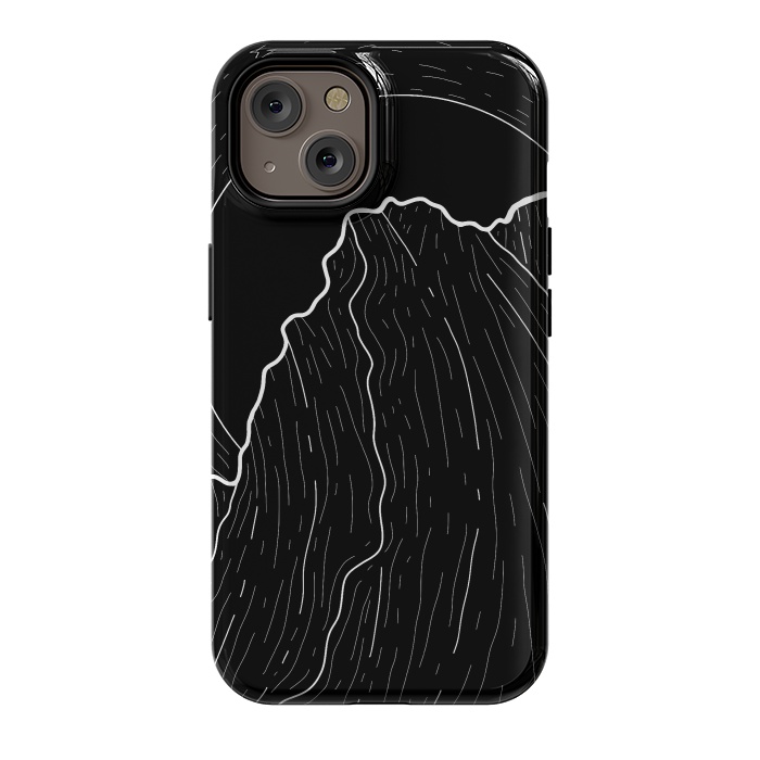 iPhone 14 StrongFit A dark mountain wave by Steve Wade (Swade)