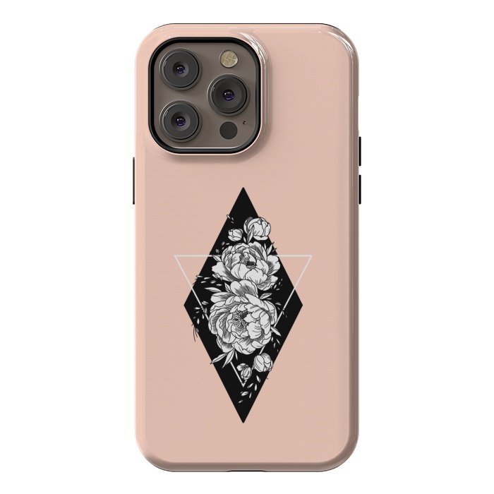 iPhone 14 Pro max StrongFit Floral diamond by Jms