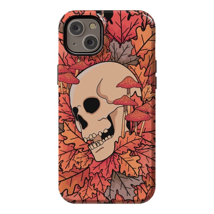 iPhone 14 Plus StrongFit The skull of autumn by Steve Wade (Swade)