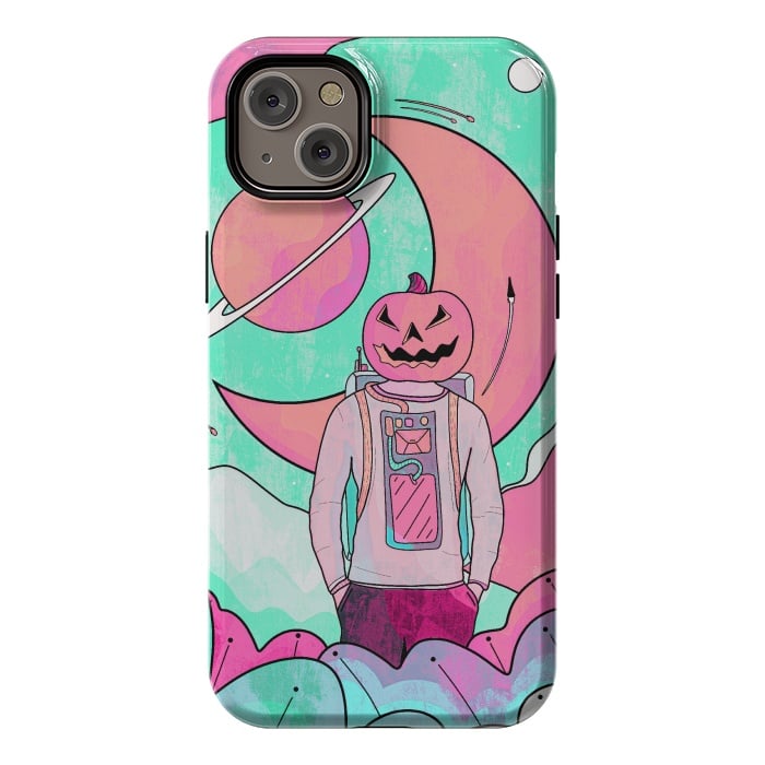 iPhone 14 Plus StrongFit A Halloween world by Steve Wade (Swade)