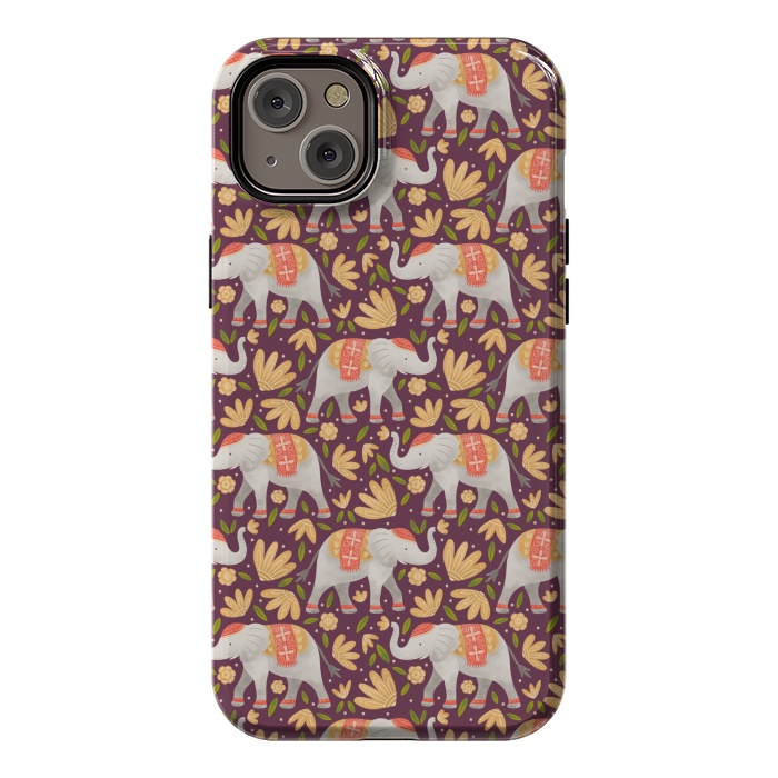 iPhone 14 Plus StrongFit Majestic Elephants by Noonday Design