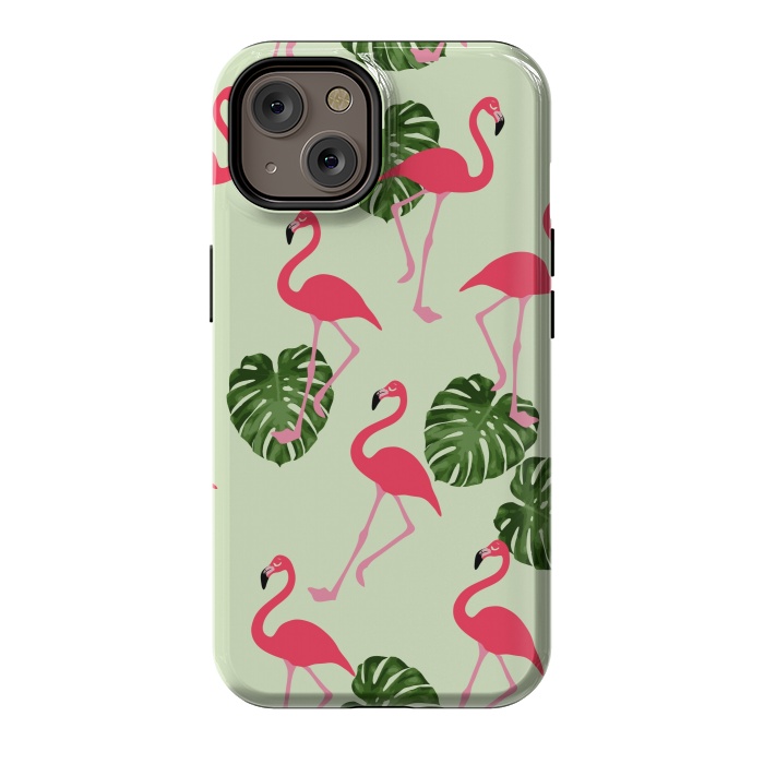iPhone 14 StrongFit Flamingos  by Winston
