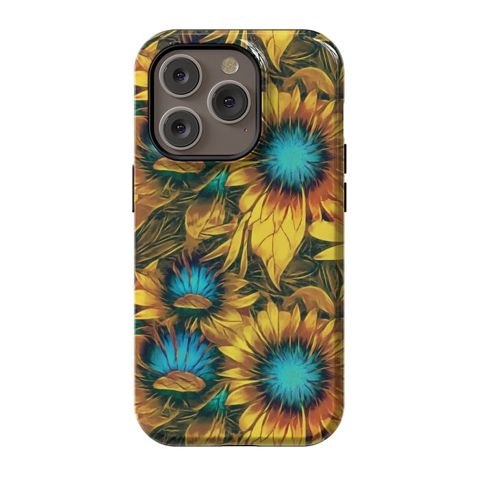iPhone 14 Pro StrongFit Sunflowers  by Winston