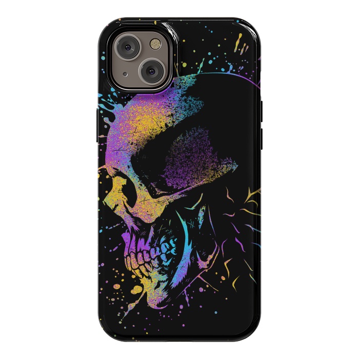 iPhone 14 Plus StrongFit Skull Colorful Artistic by Alberto